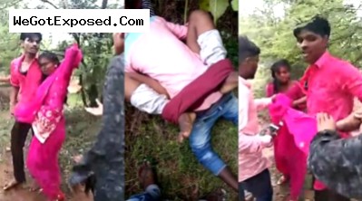 Bihari Girl sex with BF in Outdoor Caught By Local Boys and Gangbang Sex