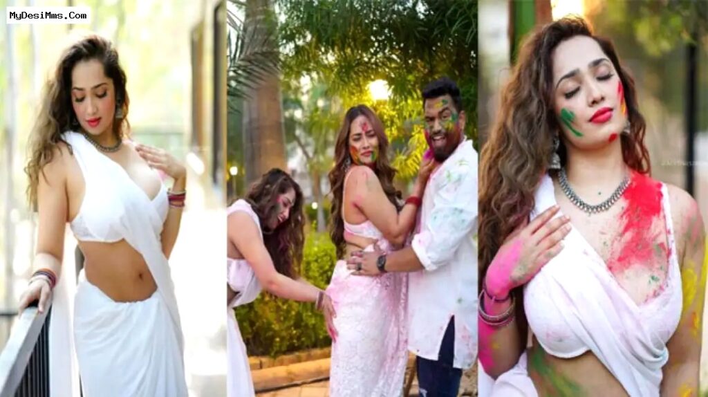 Famous Indian Model Aditi Mistry Secret Live Striptease Show Unleashed First Time