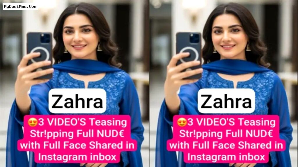 Famous Pakistani Model Zahra Ka Secret Hot Striptease Video Viral on Instagram
