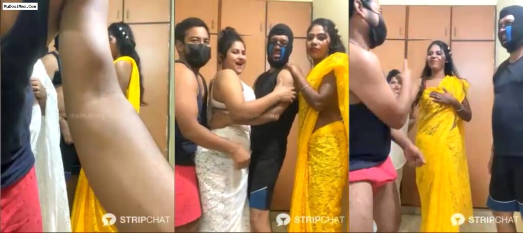Horny Couples Go Wild on Streamchat in a Crazy Foursome Live Cam Show